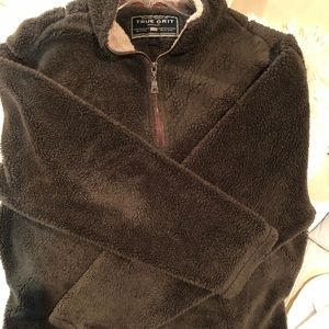 True Grit Olive Green Pullover Men’s Size Medium